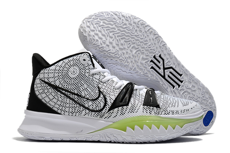 Men's Running weapon Kyrie Irving 7 White/Black Shoes 0021